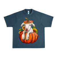 Midnight Navy fall pumpkin lamb nancy cooper Urban Heavy Tee - NancyCooperArtShop