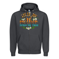 Smoke First My Mother Forever My Friend with Daisies Zipper Hoodie - texasbilliewilder