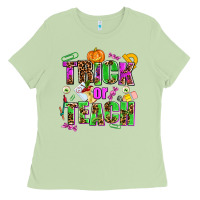 Matcha trick or teach Ladies Tee - AdoDesignShop