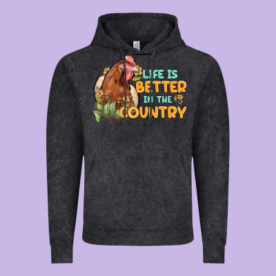 Life Is Better In The Country Vintage Hoodie Designed By Maliassmallbusiness