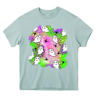 Arona ghost halloween patch Heavy Core Tee - BundleAndBundleShop