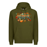 Army Green thankful for everything Premium Hoodie - CowGirlArtShop