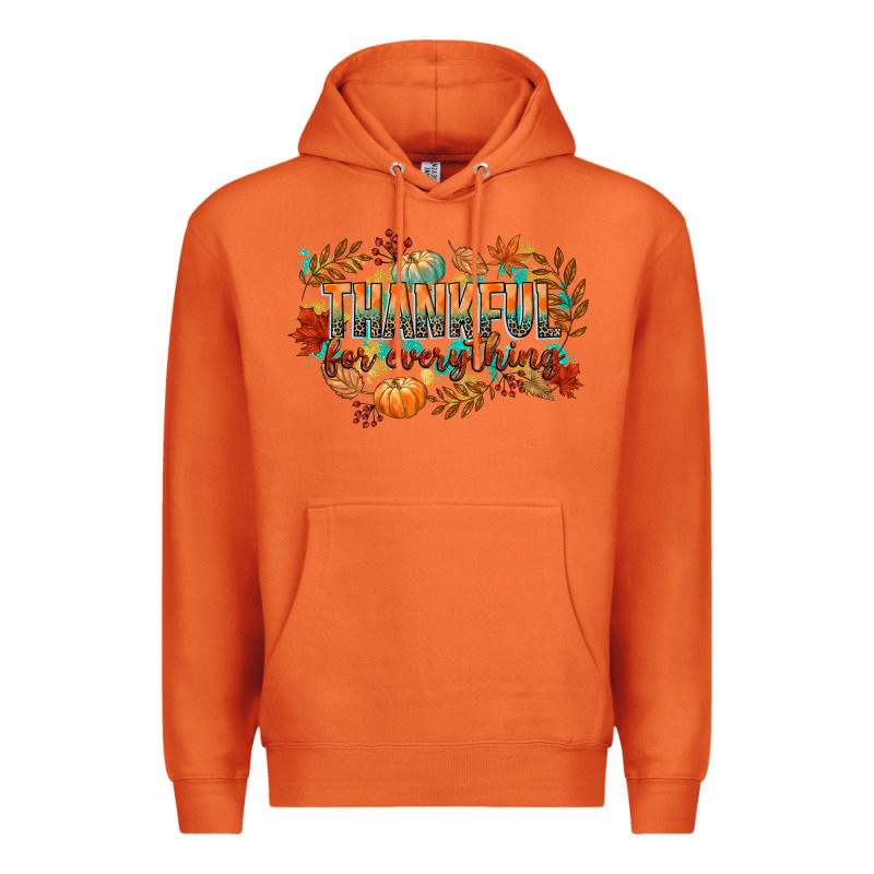 Thankful For Everything Premium Hoodie by CowGirlArtShop | Teevron