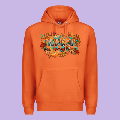 Thankful For Everything Premium Hoodie Designed By Cowgirlartshop