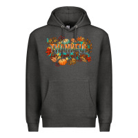 Charcoal Heather thankful for everything Premium Hoodie - CowGirlArtShop