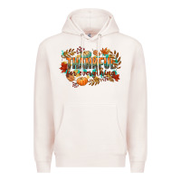 Pale Pink thankful for everything Premium Hoodie - CowGirlArtShop