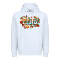 White thankful for everything Premium Hoodie - CowGirlArtShop