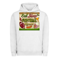 Eat Sleep Football Repeat Tumbler Urban Hoodie | Teevron
