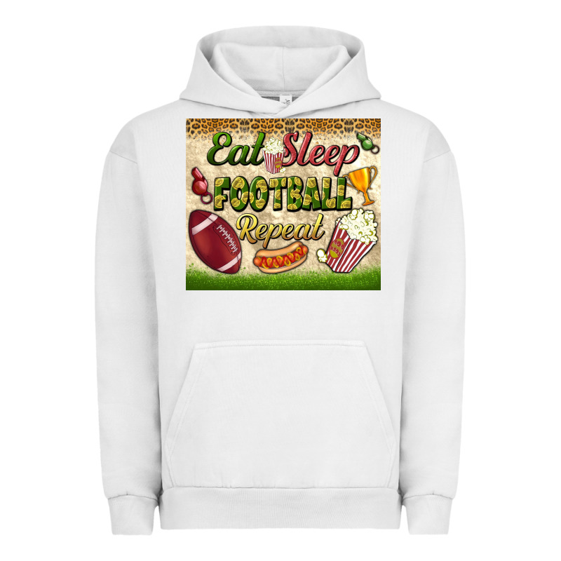 Eat Sleep Football Repeat Tumbler Urban Hoodie by BundleAndBundleShop | Teevron