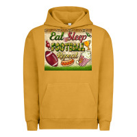 Pigment Peanut Butter eat sleep football repeat tumbler Urban Hoodie - BundleAndBundleShop