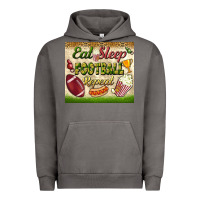 Pigment Tornado eat sleep football repeat tumbler Urban Hoodie - BundleAndBundleShop