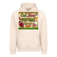 Sandshell eat sleep football repeat tumbler Urban Hoodie - BundleAndBundleShop