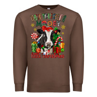 Chestnut have yourself a little christmas cow Premium Sweatshirt - CowGirlArtShop
