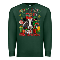 Sports Green have yourself a little christmas cow Premium Sweatshirt - CowGirlArtShop