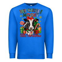 True Royal have yourself a little christmas cow Premium Sweatshirt - CowGirlArtShop