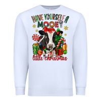 White have yourself a little christmas cow Premium Sweatshirt - CowGirlArtShop