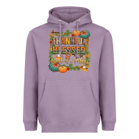 Lavender thankful blessed and kind of a mess Heavyweight Hoodie - CowGirlArtShop