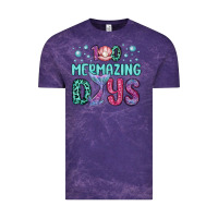 Cloud Purple 100 mermazing days Vintage Tee - MaliasSmallBusiness