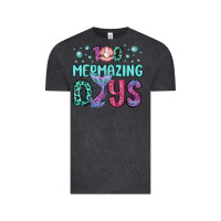 Vintage Black 100 mermazing days Vintage Tee - MaliasSmallBusiness