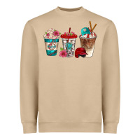 Mushroom western baseball coffee cups bbs Heavyweight Sweatshirt - BundleAndBundleShop