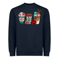 Navy western baseball coffee cups bbs Heavyweight Sweatshirt - BundleAndBundleShop