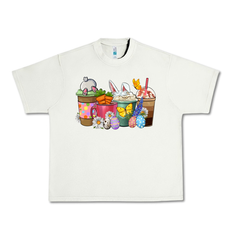 Easter Coffee Cups Urban Heavy Tee by NancyCooperArtShop | Teevron