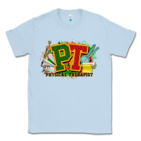 Dusty Blue pt physical therapist juneteenth Classic Tee - NancyCooperArtShop
