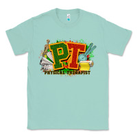 Seafoam pt physical therapist juneteenth Classic Tee - NancyCooperArtShop