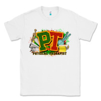 White pt physical therapist juneteenth Classic Tee - NancyCooperArtShop