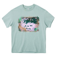 Arona Western Green Cowhide Frame Heavy Core Tee - Bettercallsaul