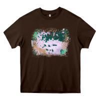 Chocolate Brown Western Green Cowhide Frame Heavy Core Tee - Bettercallsaul
