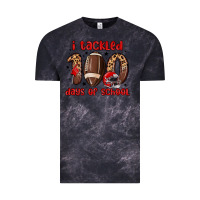 Cloud Black i tackled 100 days of school Vintage Tee - MaliasSmallBusiness