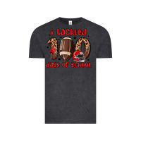 Vintage Black i tackled 100 days of school Vintage Tee - MaliasSmallBusiness
