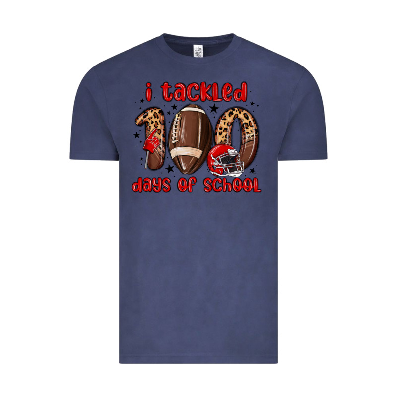 I Tackled 100 Days Of School Vintage Tee by MaliasSmallBusiness | Teevron