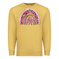 Antique Gold cancer rainbow Premium Sweatshirt - CowGirlArtShop