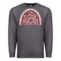 Charcoal Heather cancer rainbow Premium Sweatshirt - CowGirlArtShop