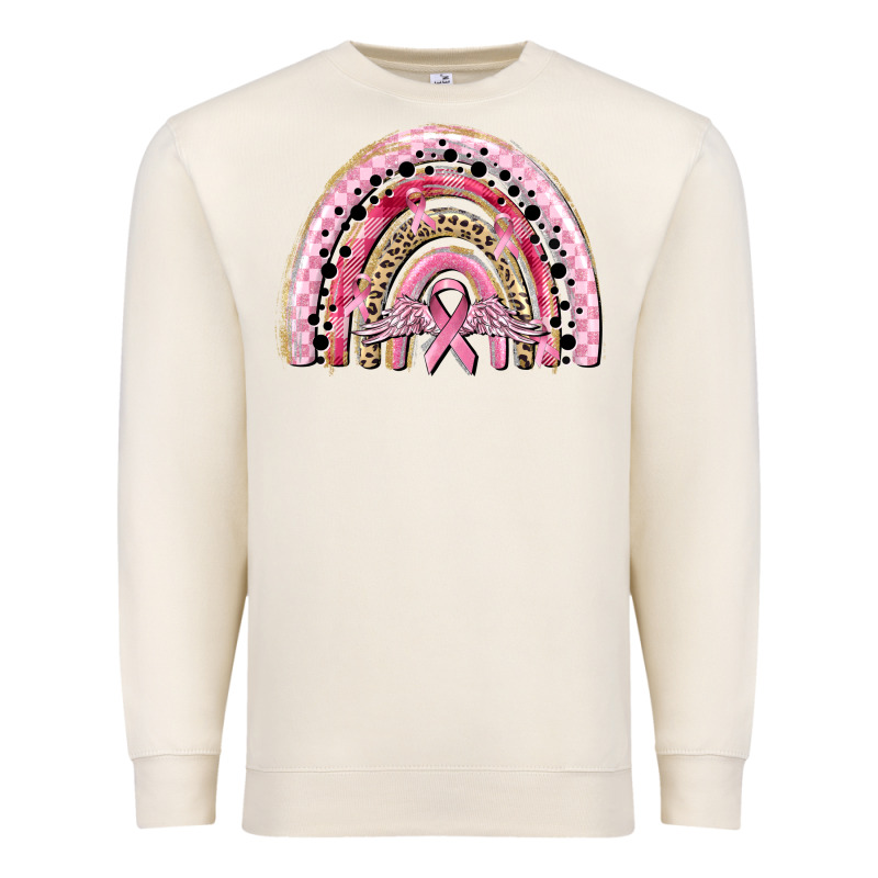 Cancer Rainbow Premium Sweatshirt by CowGirlArtShop | Teevron