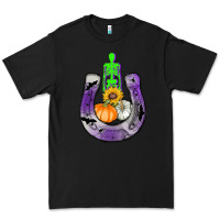 Black horseshoe halloween Premium Tee - AdoDesignShop