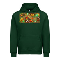 Forest Green western sunflower and american football license  plate Urban Hoodie - BundleAndBundleShop