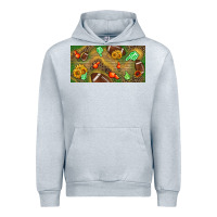 Heather Grey western sunflower and american football license  plate Urban Hoodie - BundleAndBundleShop