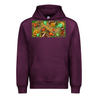 Mauve Wine western sunflower and american football license  plate Urban Hoodie - BundleAndBundleShop