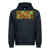 Navy western sunflower and american football license  plate Urban Hoodie - BundleAndBundleShop