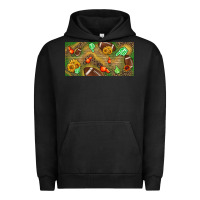 Pigment Black western sunflower and american football license  plate Urban Hoodie - BundleAndBundleShop