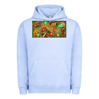 Pigment Grape Ice western sunflower and american football license  plate Urban Hoodie - BundleAndBundleShop