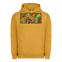Pigment Peanut Butter western sunflower and american football license  plate Urban Hoodie - BundleAndBundleShop