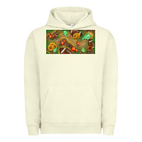 Western Sunflower And American Football License  Plate Urban Hoodie | Teevron