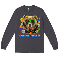 Smoke Papa Bear Pride LGBTQ+ Long Sleeve Tee - BundleAndBundleShop