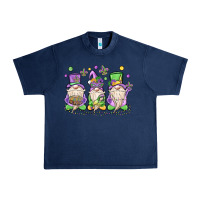 Navy mardi gras gnomes Urban Heavy Tee - MaliasSmallBusiness