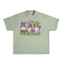Oil Green mardi gras gnomes Urban Heavy Tee - MaliasSmallBusiness