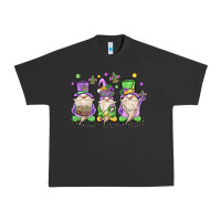 Pigment Black mardi gras gnomes Urban Heavy Tee - MaliasSmallBusiness